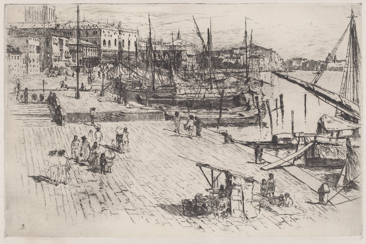 Riva degli Schiavoni, Nr. 1 von Frank Duveneck