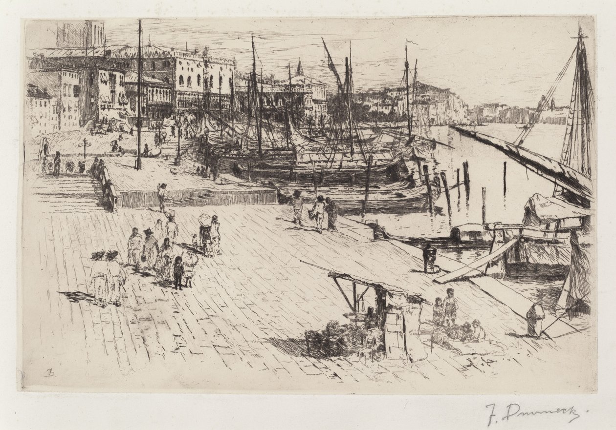 Riva degli Schiavoni, Nr. 1 von Frank Duveneck