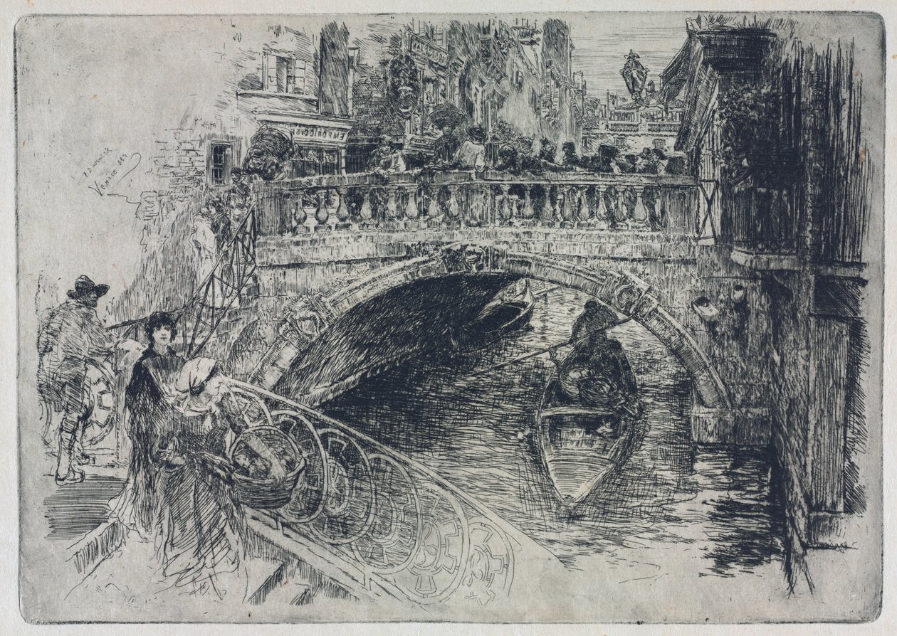 Venezianische Brücke von Frank Duveneck