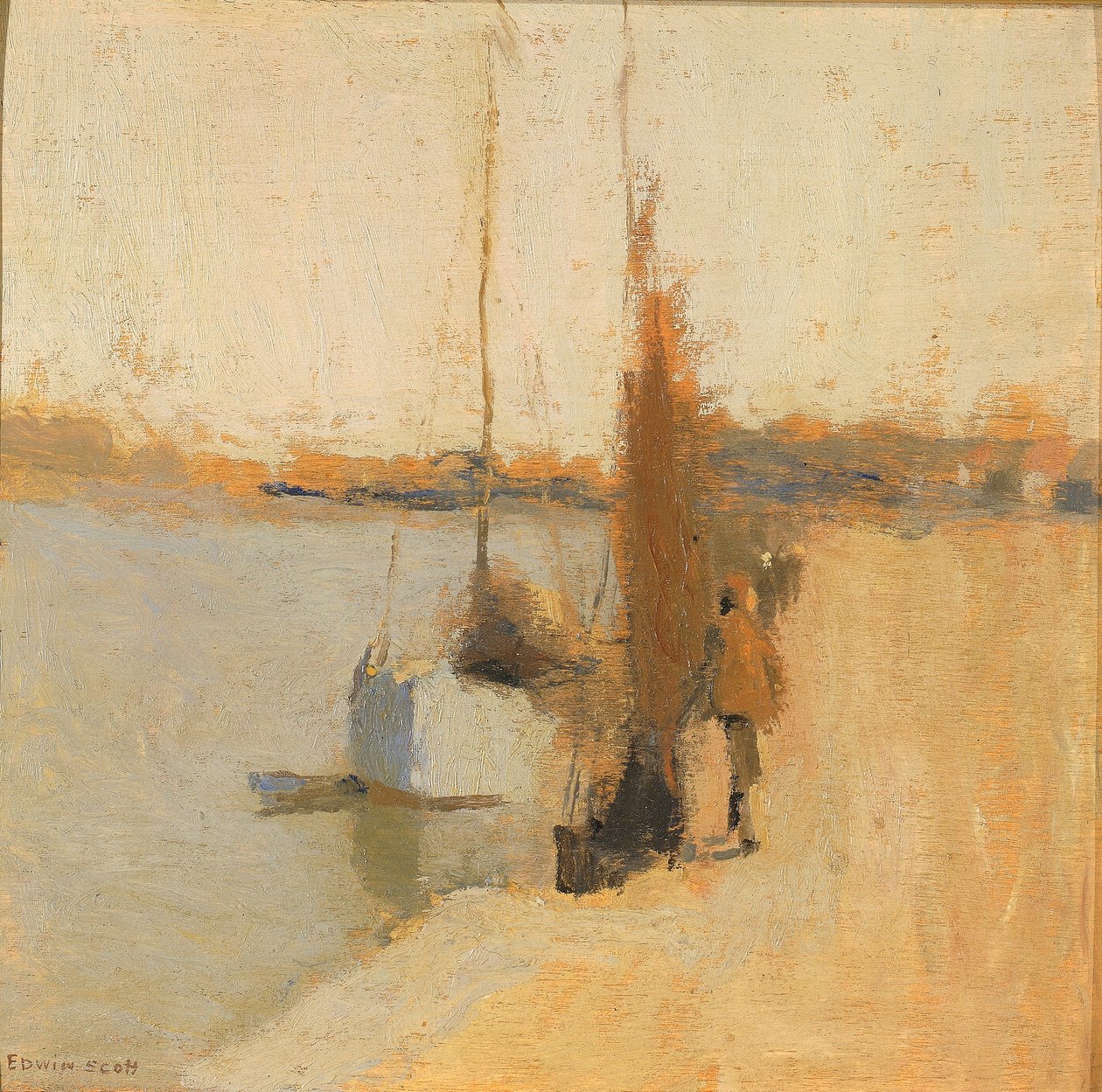 Fischerboot von Frank Edwin Scott
