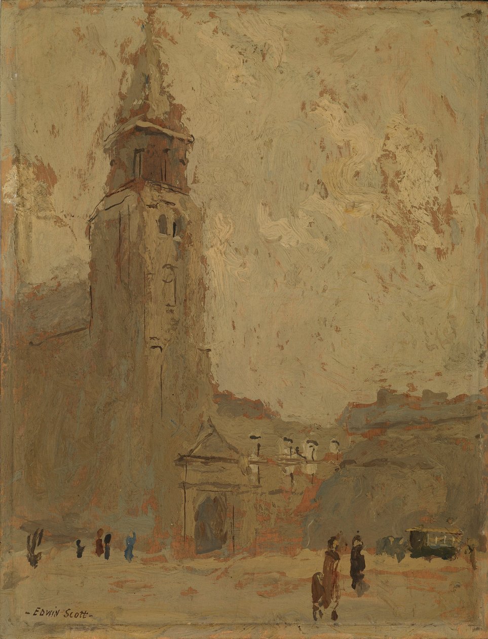 Kirche St. Germain des Prés von Frank Edwin Scott