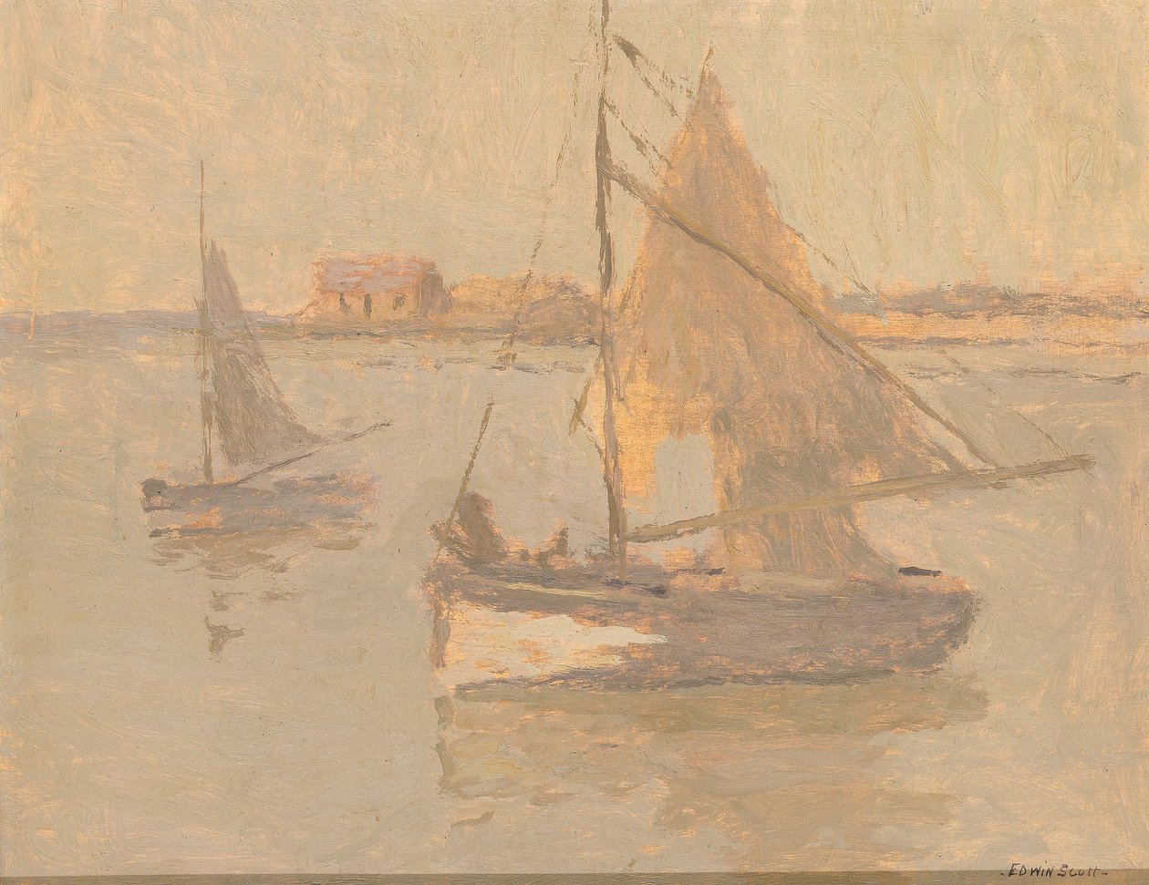 Honfleur Fischerboote Nr. 1 von Frank Edwin Scott