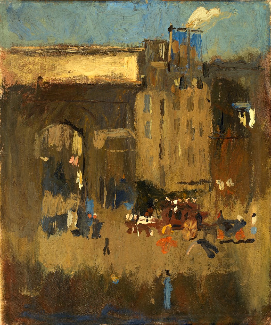 Porte St. Martin und Beerdigung von Frank Edwin Scott