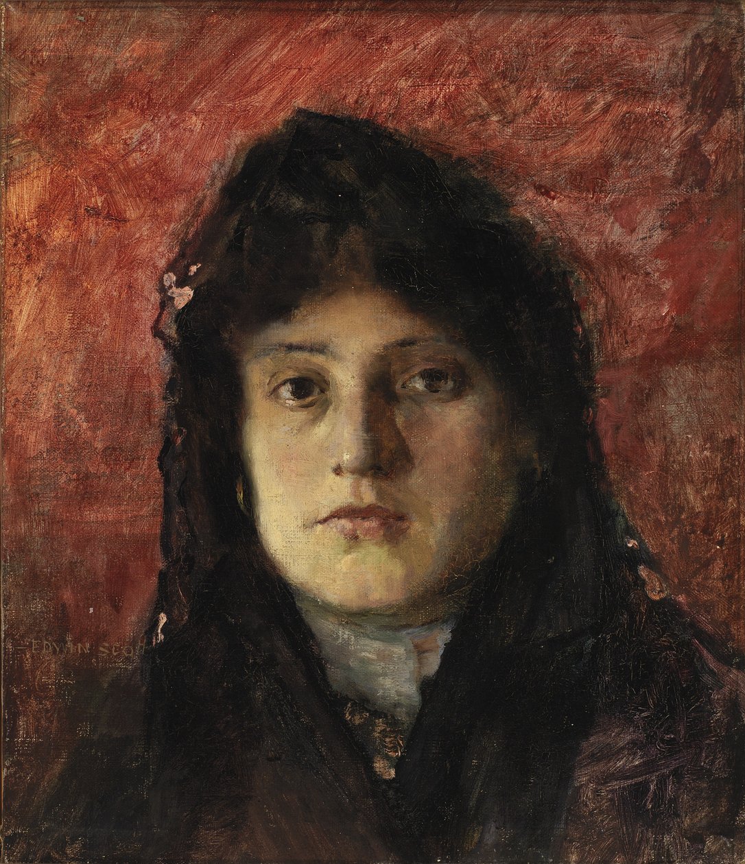 Tête de Femme von Frank Edwin Scott