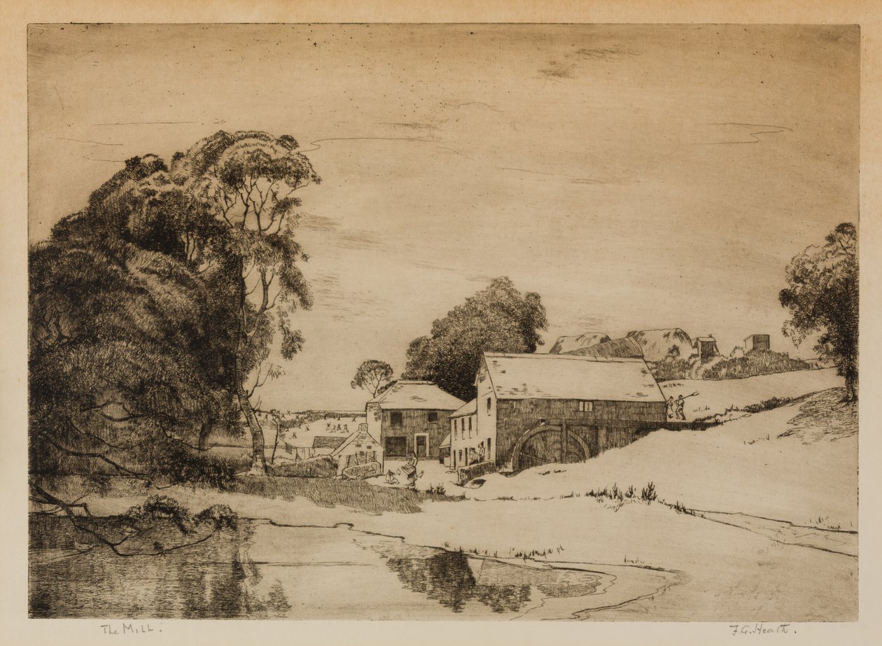 Clapper Mill, Lamorna von Frank Gascoigne Heath