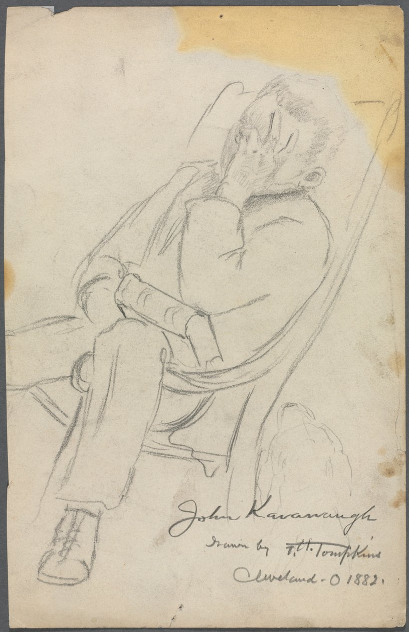 Skizze von John Kavanaugh von Frank H. Tompkins