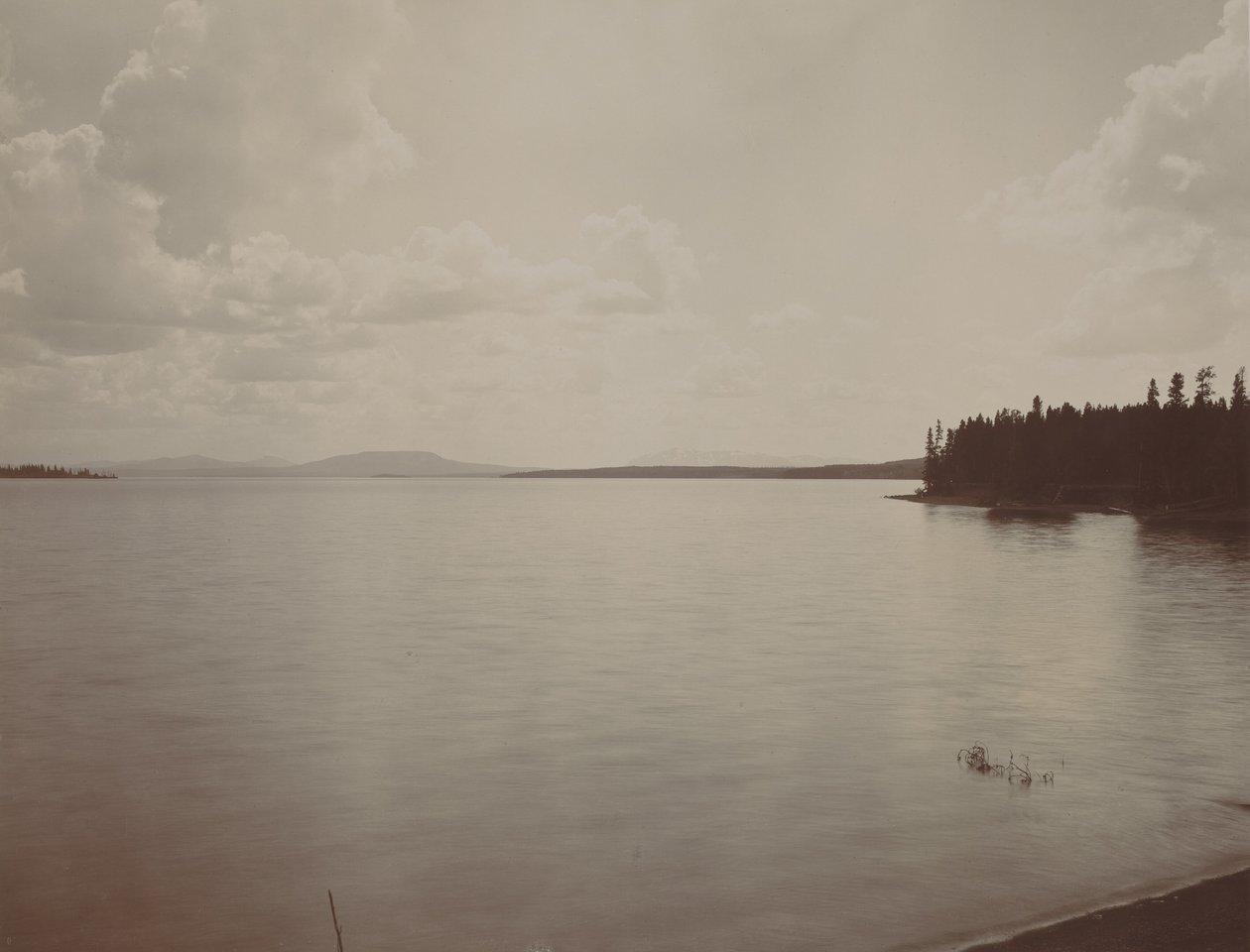 Yellowstone-See, 1880er von Frank Jay Haynes