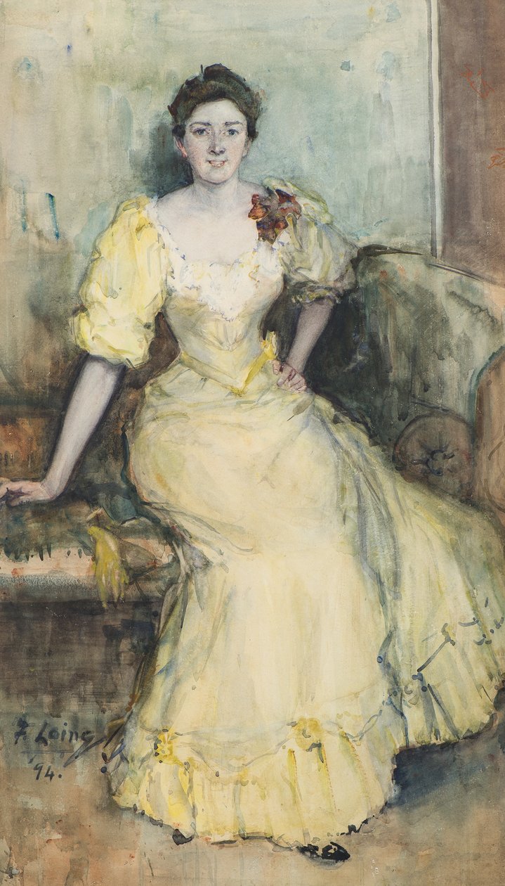 Das gelbe Mädchen von Frank Laing