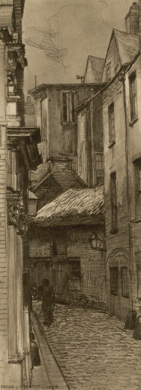 Milford Lane, Strand (Gravur) von Frank Lewis Emanuel