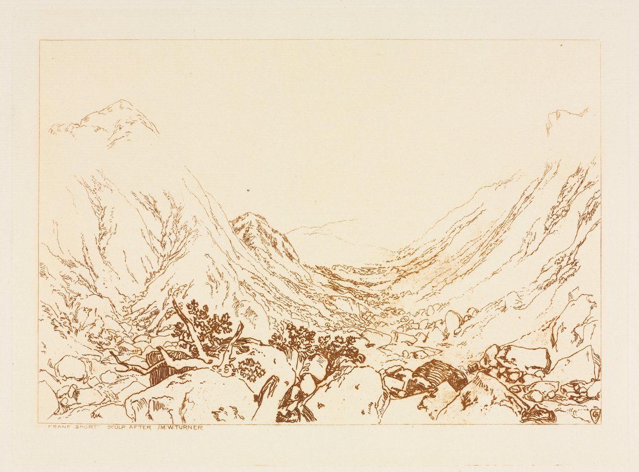 Ben Arthur, Schottland, 1884 von Frank Short