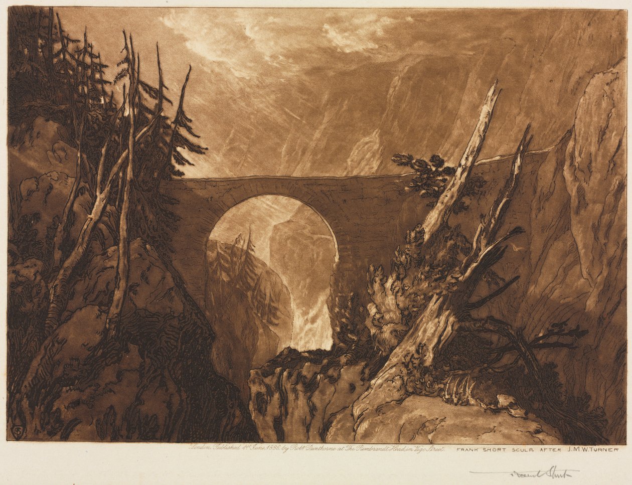 Teufelsbrücke von Frank Short