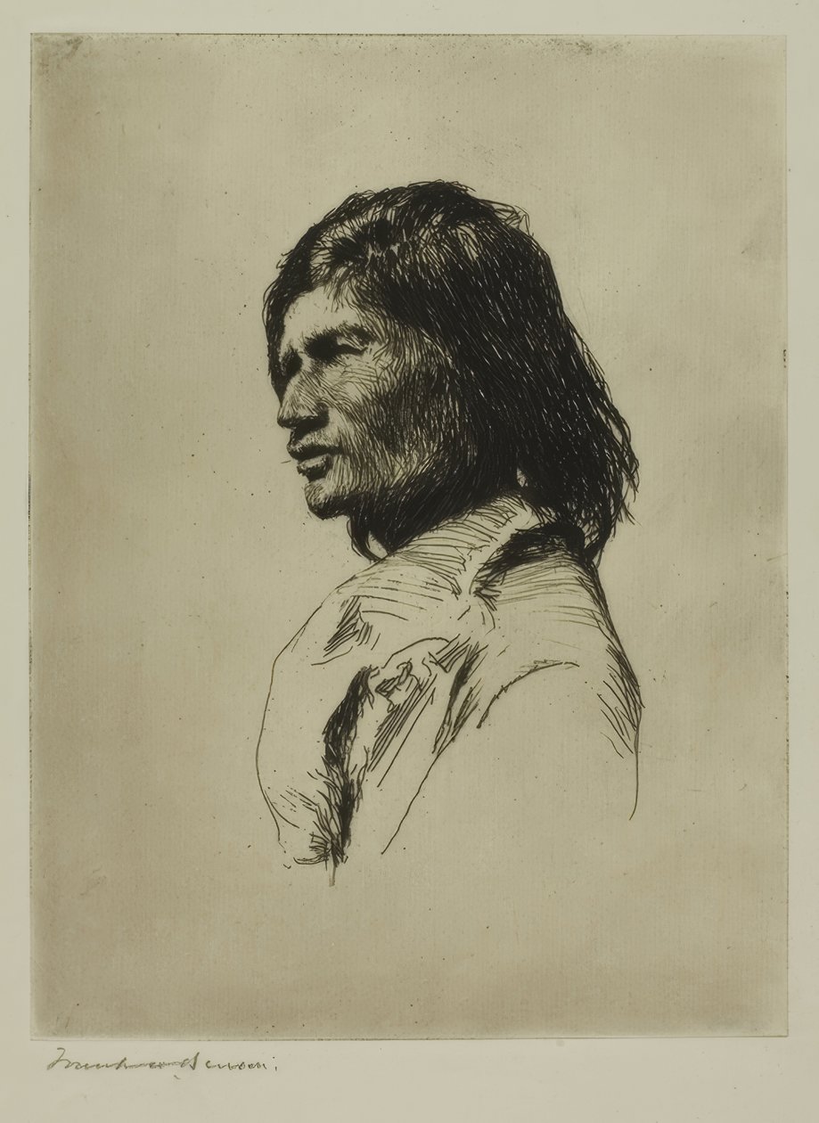 Nascaupée-Indianer von Frank Weston Benson