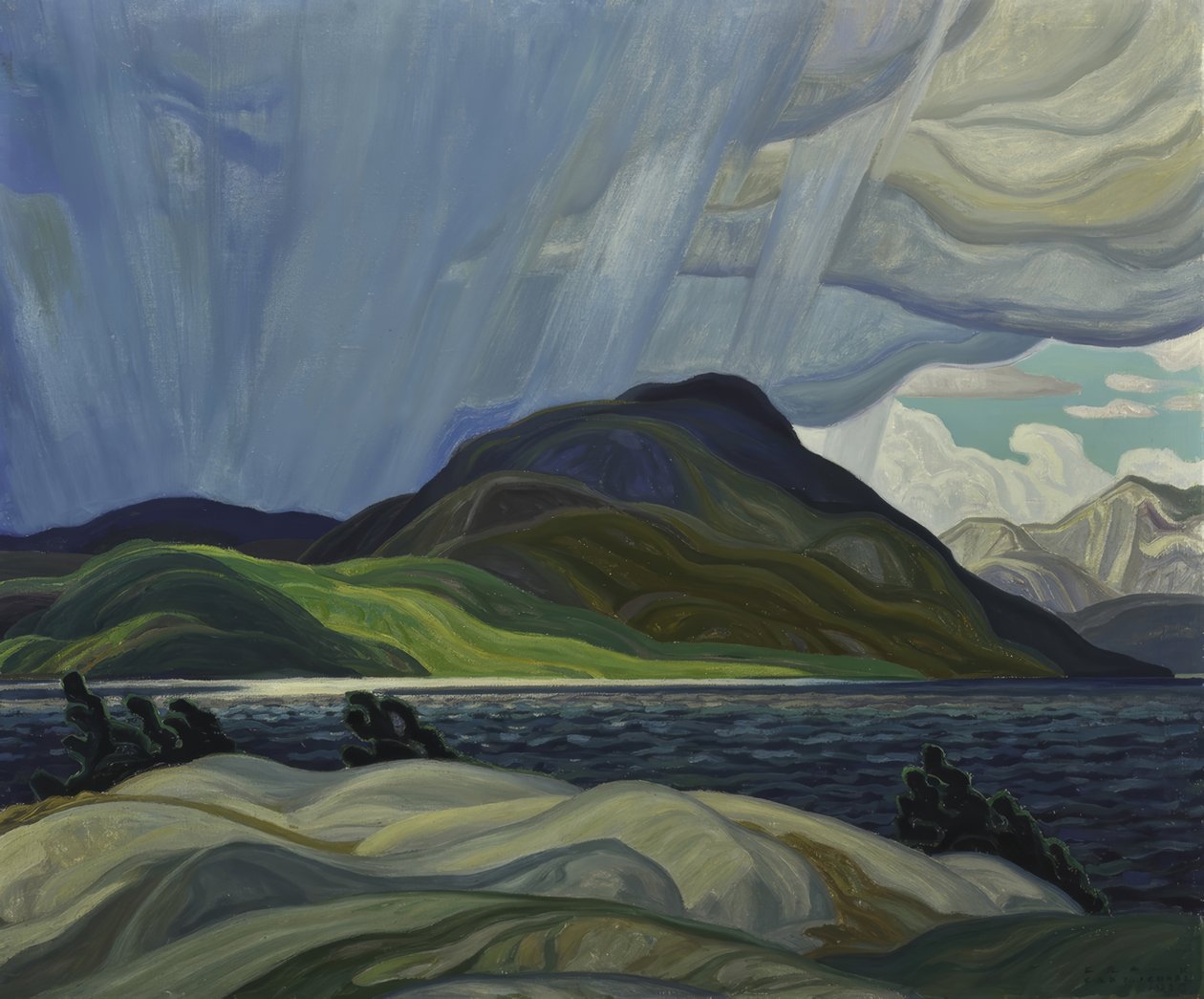 Lake Wabagishik von Franklin Carmichael