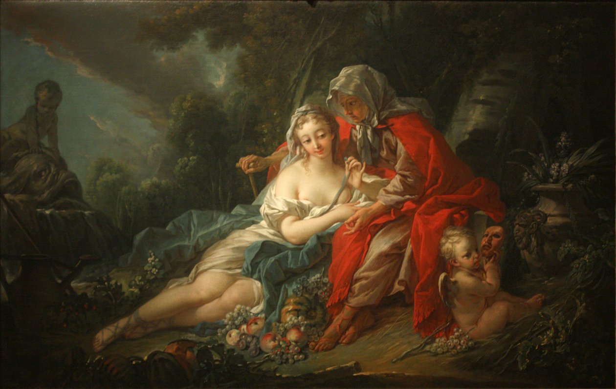 Erde - Vertumnus und Pomona von François Boucher