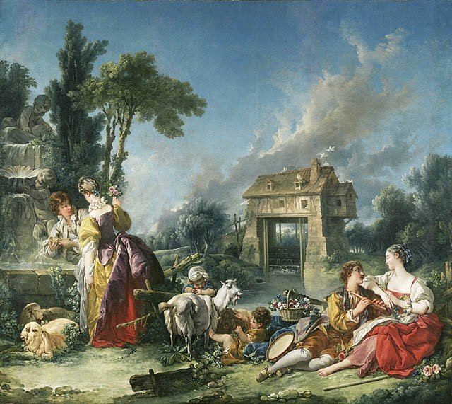 Der Liebesbrunnen von François Boucher