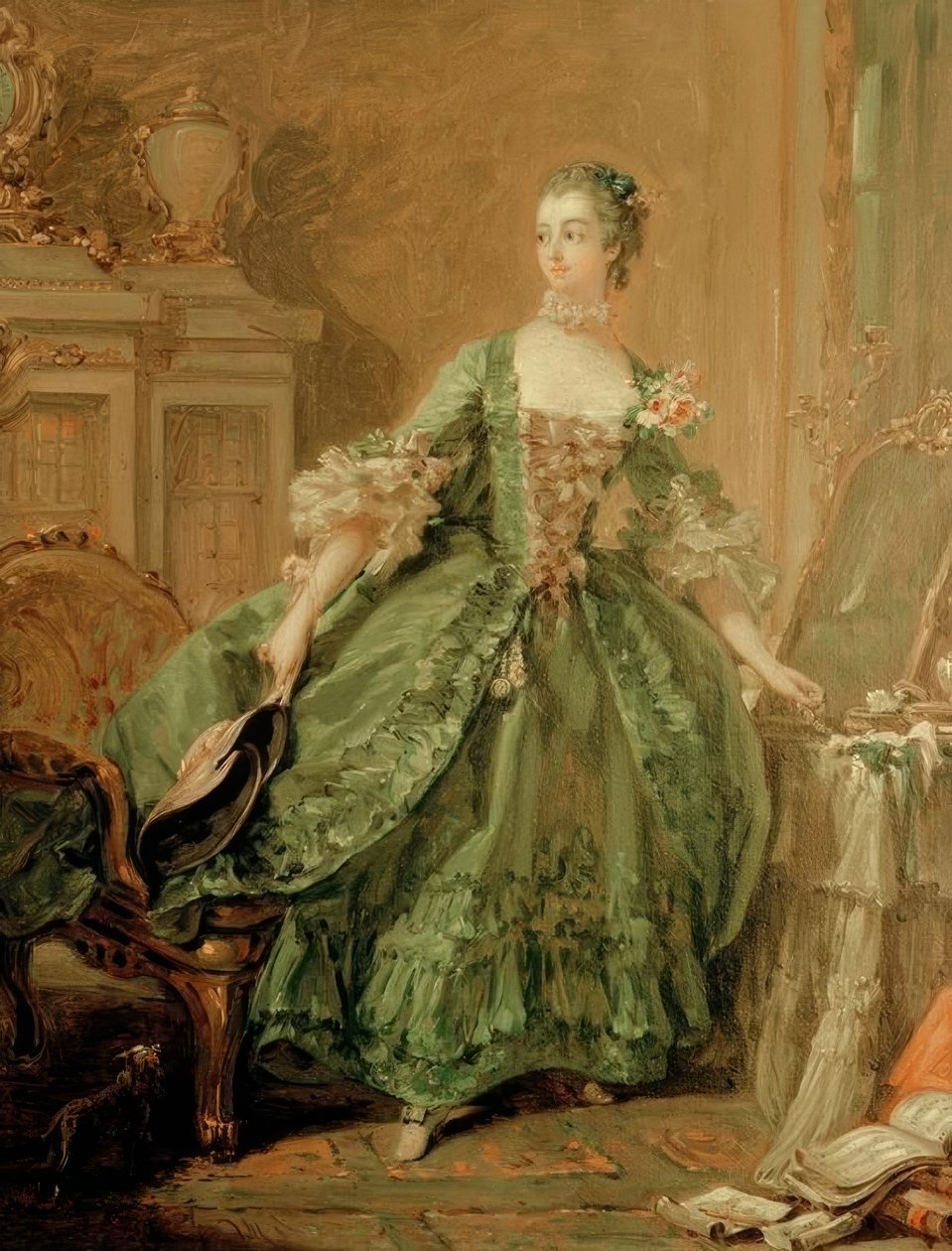 Porträt der Madame de Pompadour von François Boucher