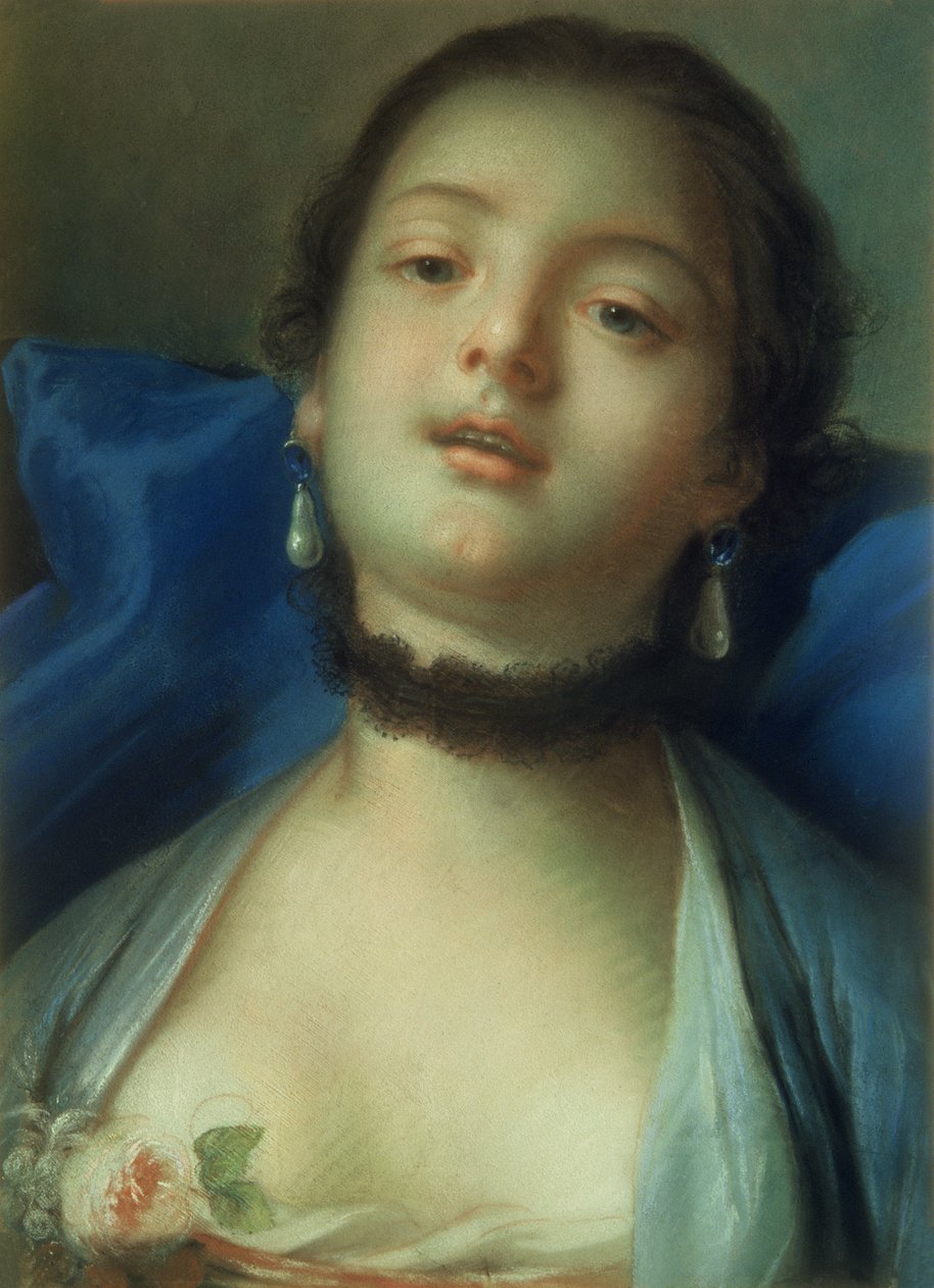 Porträt einer Frau von François Boucher