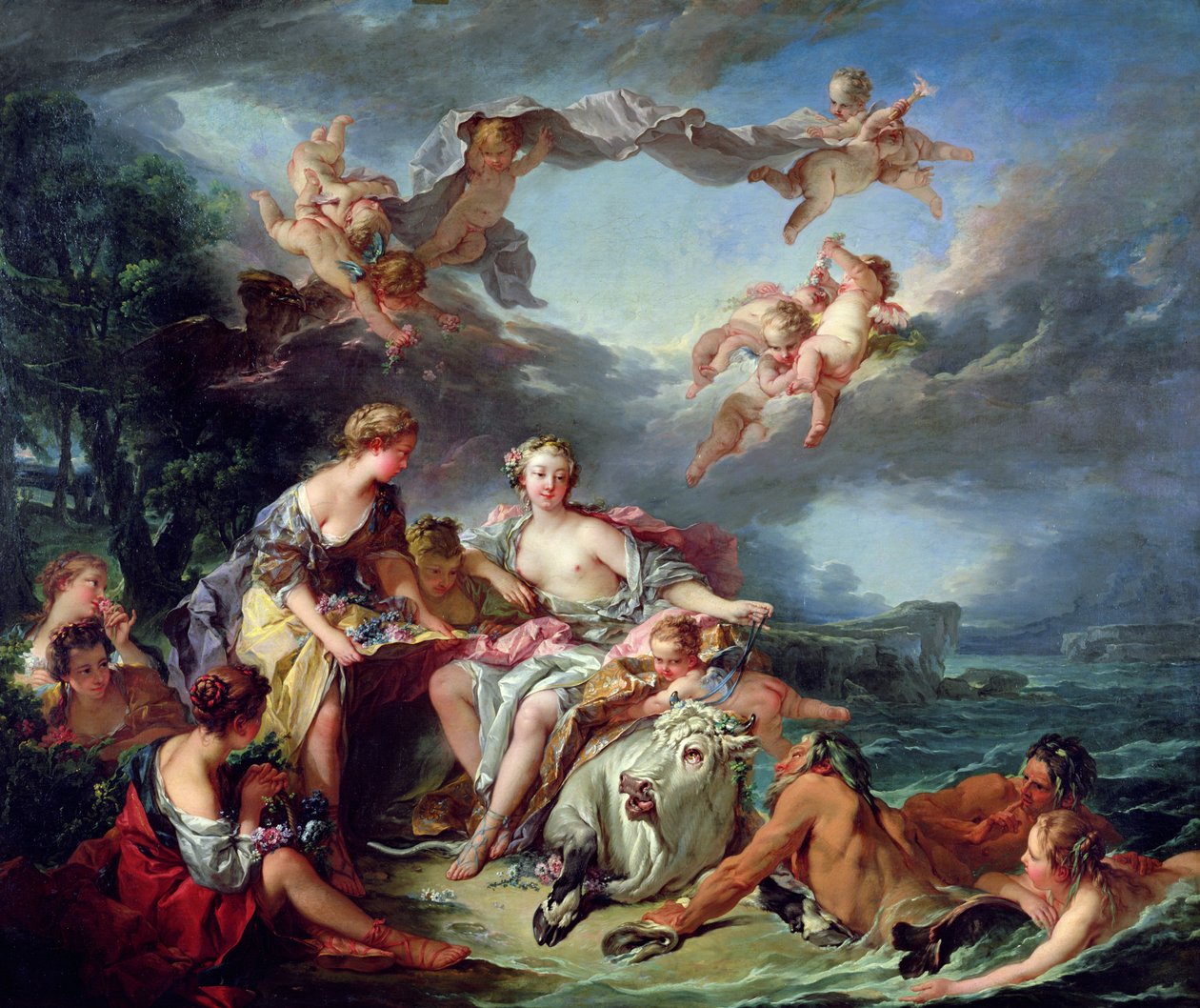 Der Raub der Europa, 1747 von François Boucher