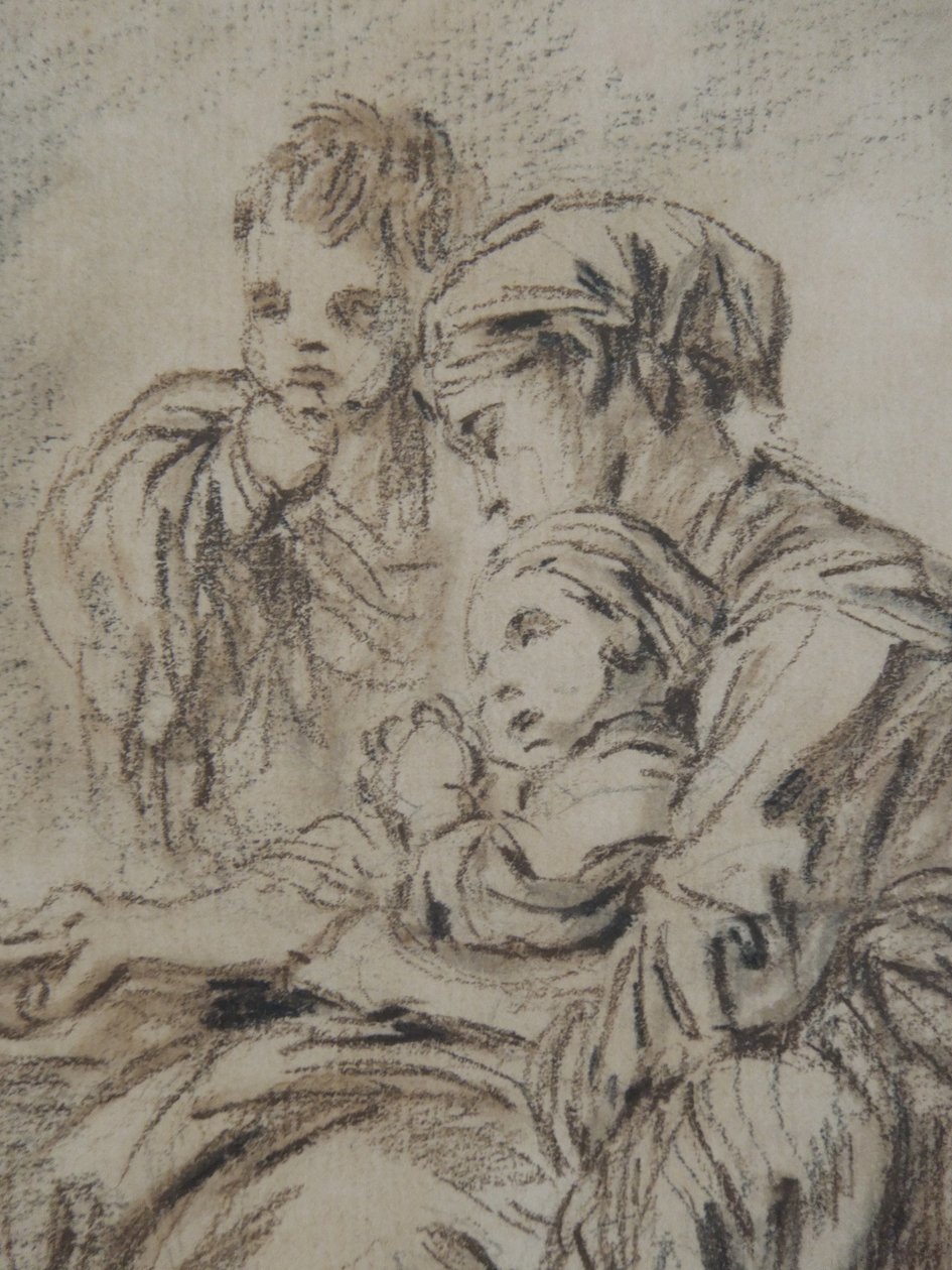 Junge Mutter von François Boucher