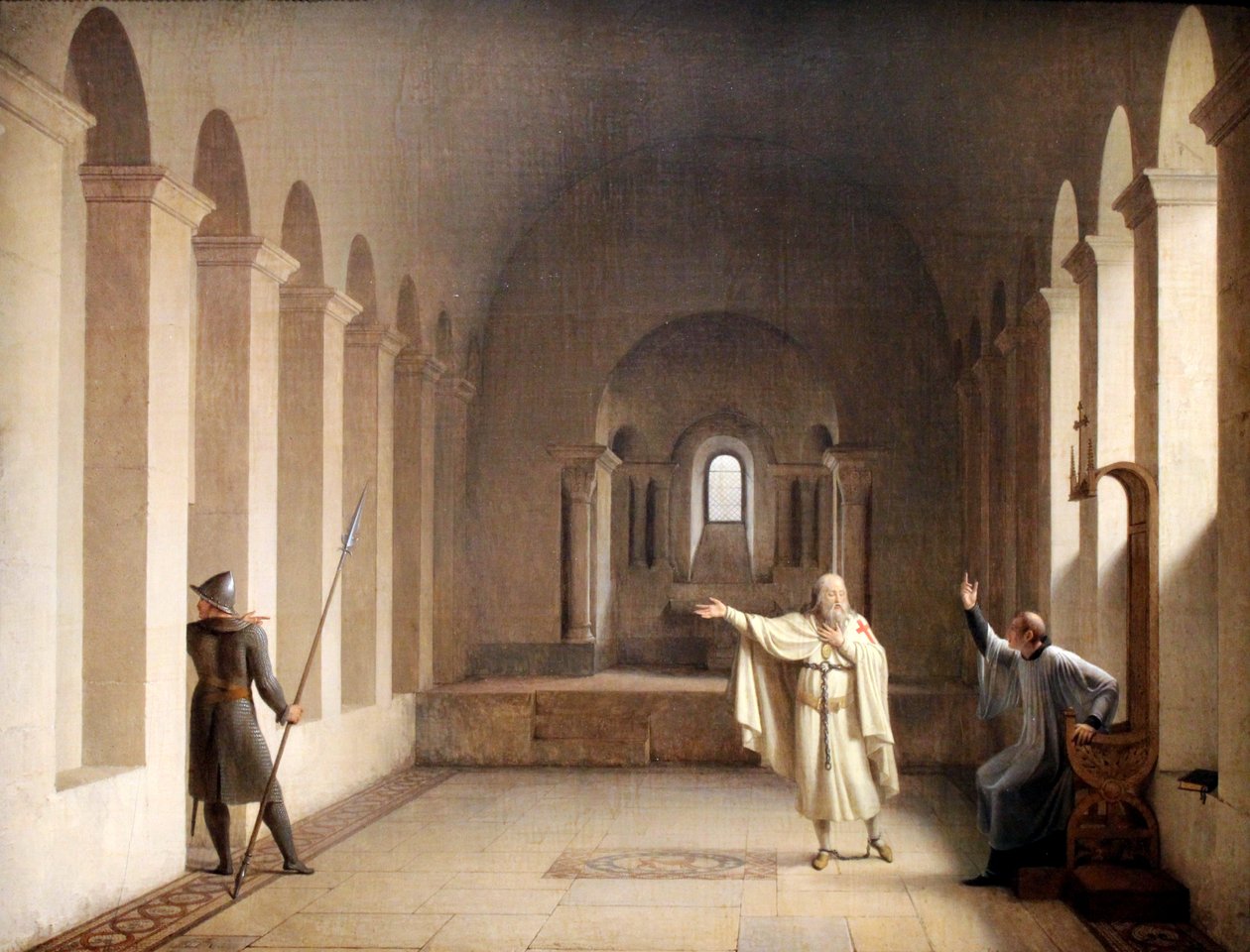 Jacques de Molay, Großmeister der Tempelritter von François Fleury Richard