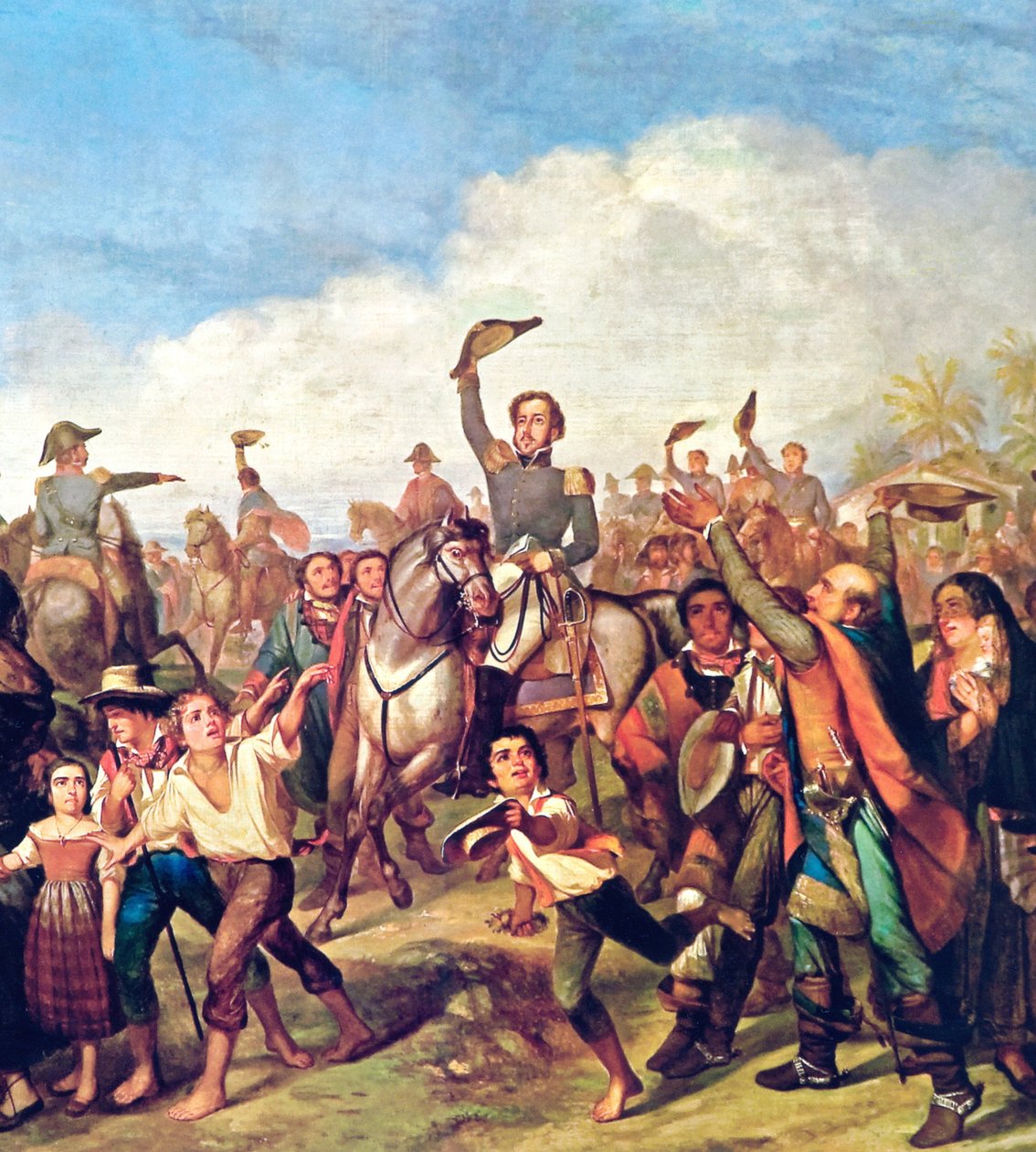 Die Proklamation der Unabhängigkeit von Francois Rene Moreau