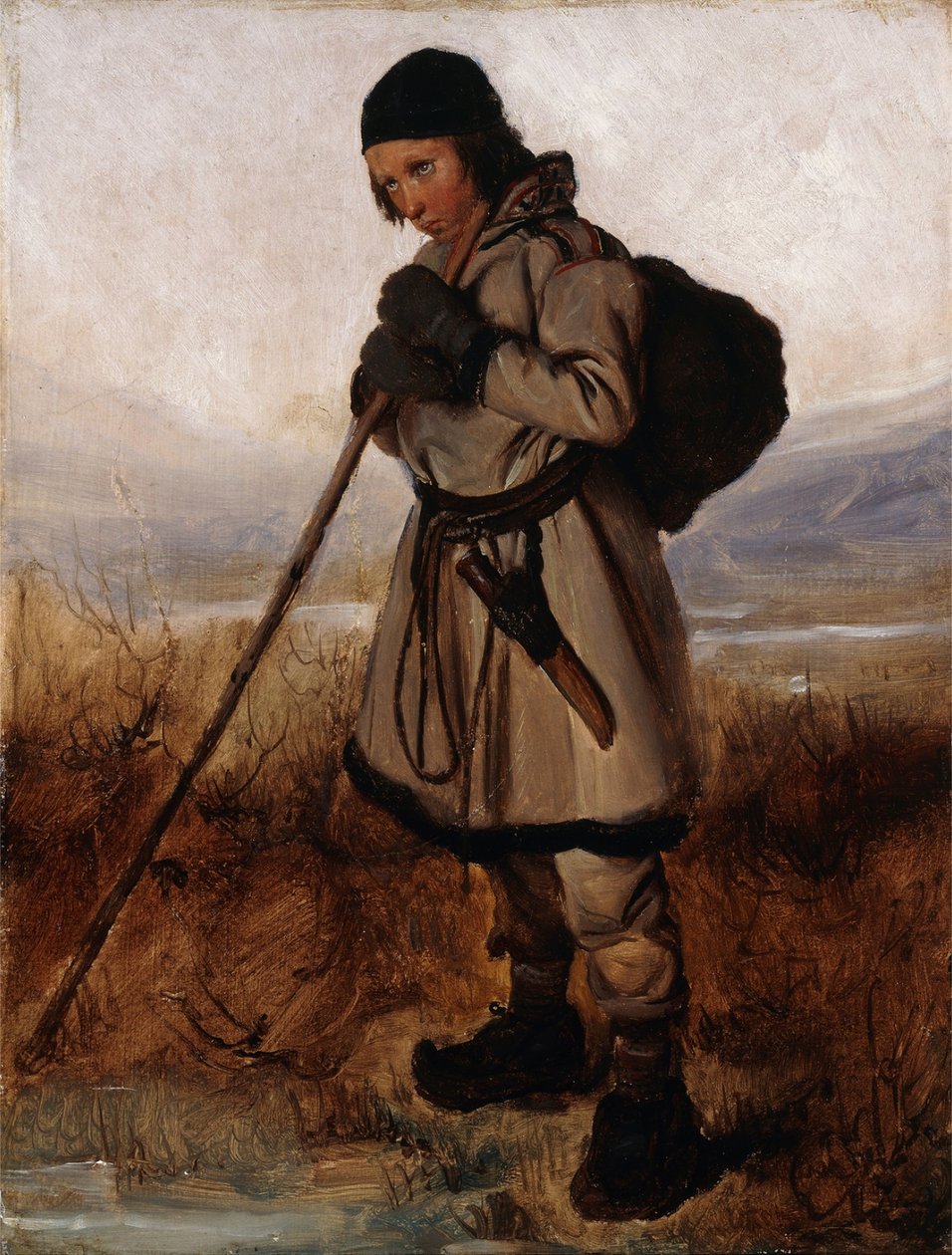 Un Lapon von François Auguste Biard