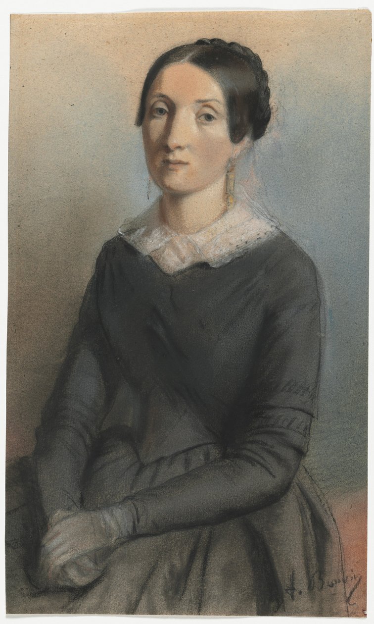 Porträt einer Frau von François Bonvin