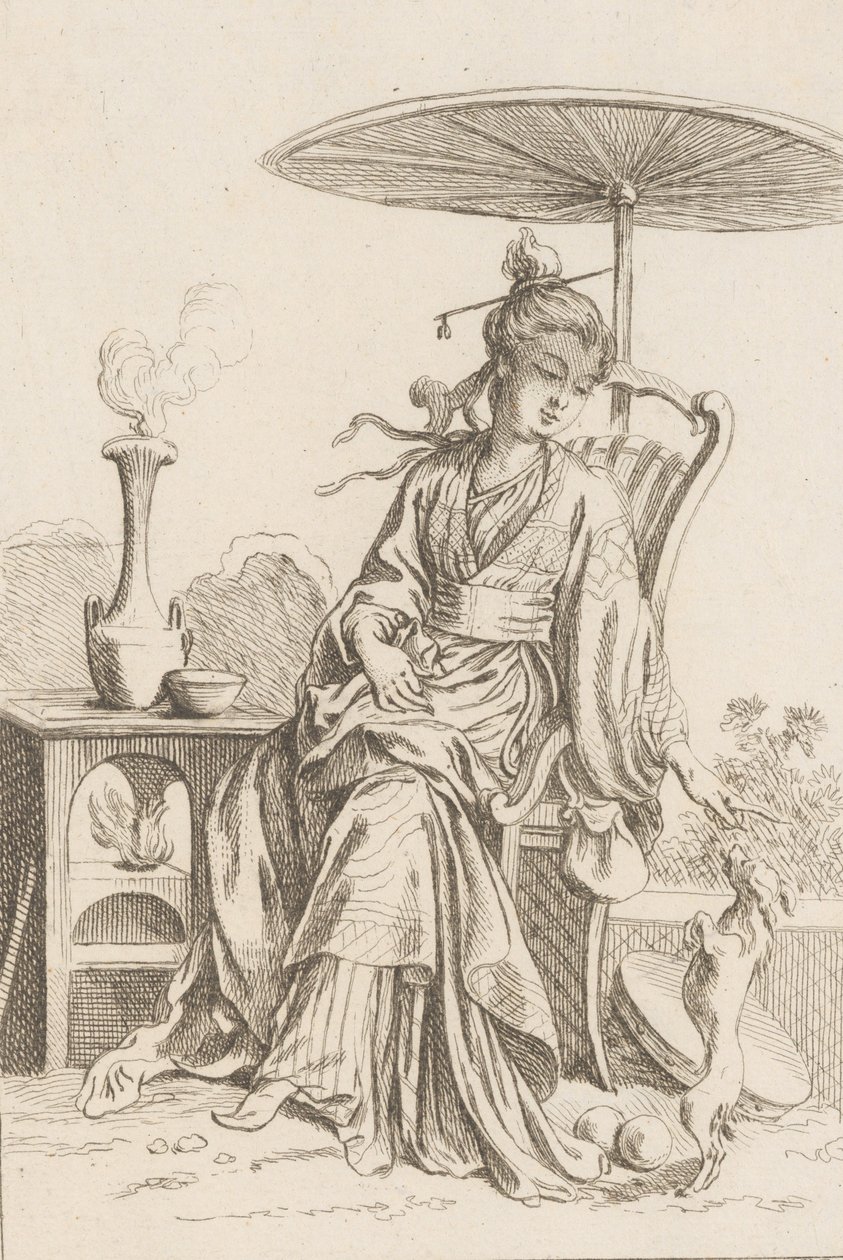 Chinesische Dame von François Boucher