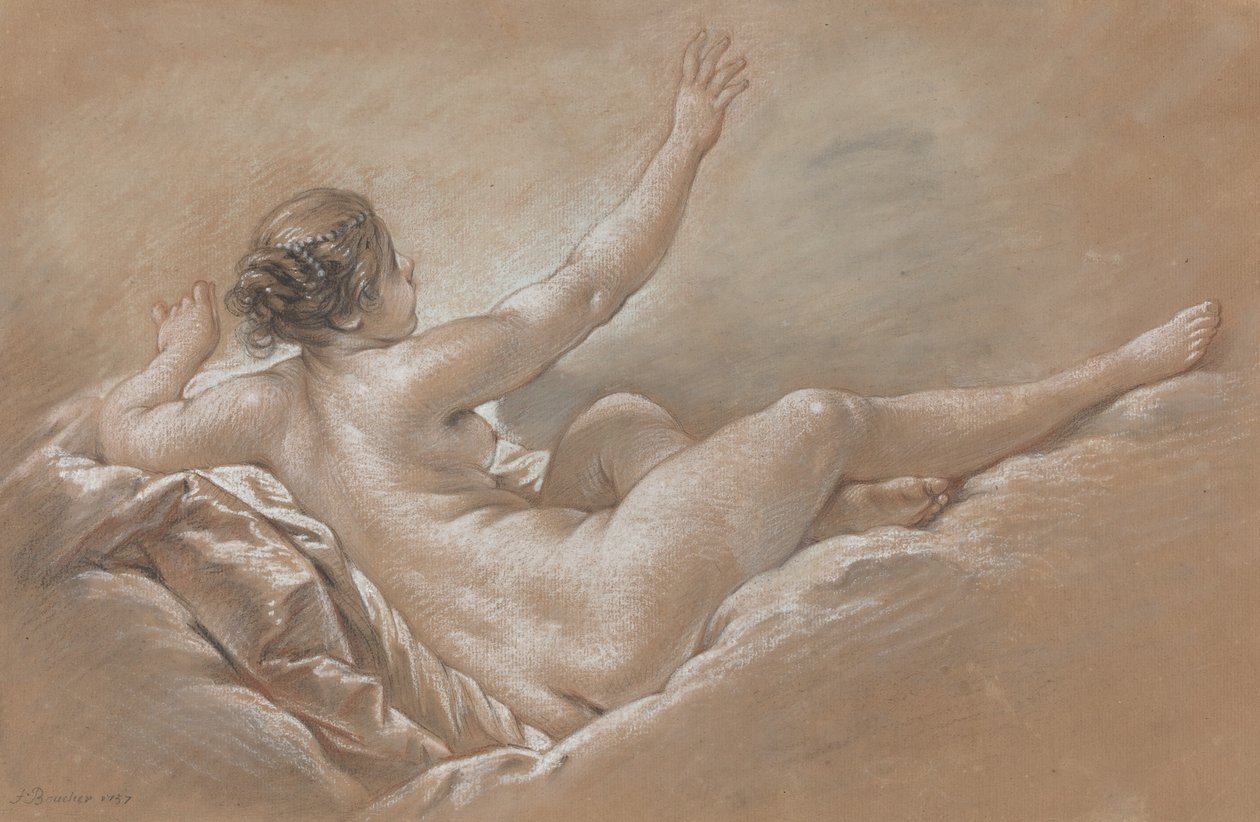 Danae empfängt den Goldregen von François Boucher