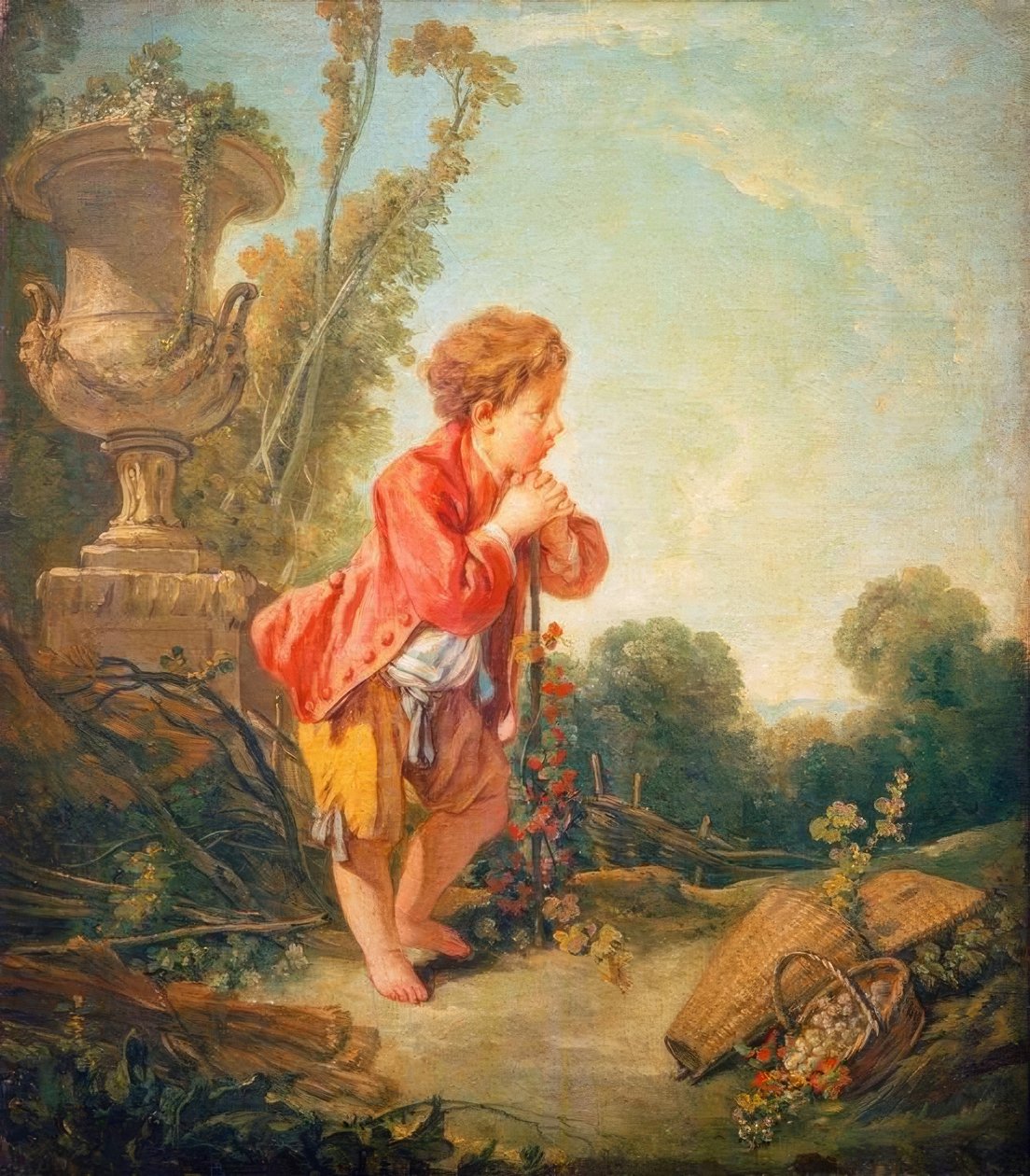 Der kleine Weinbauer von François Boucher