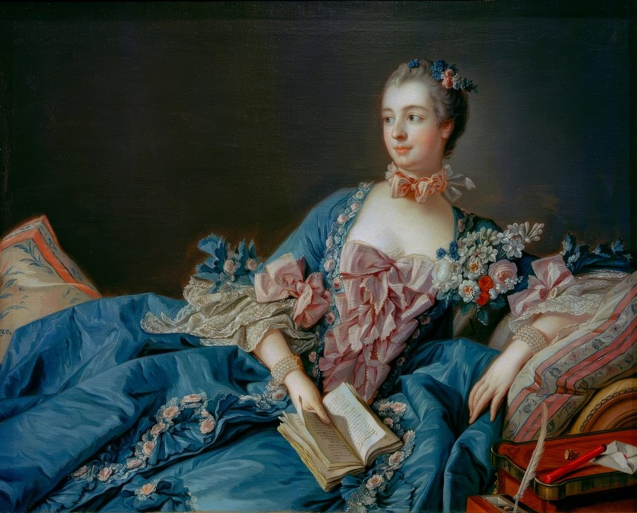 Madame de Pompadour von François Boucher