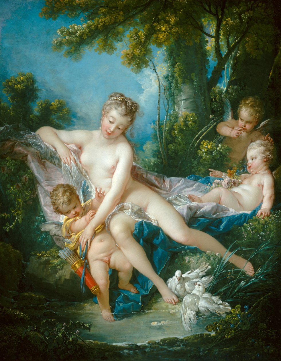 Das Bad der Venus von François Boucher
