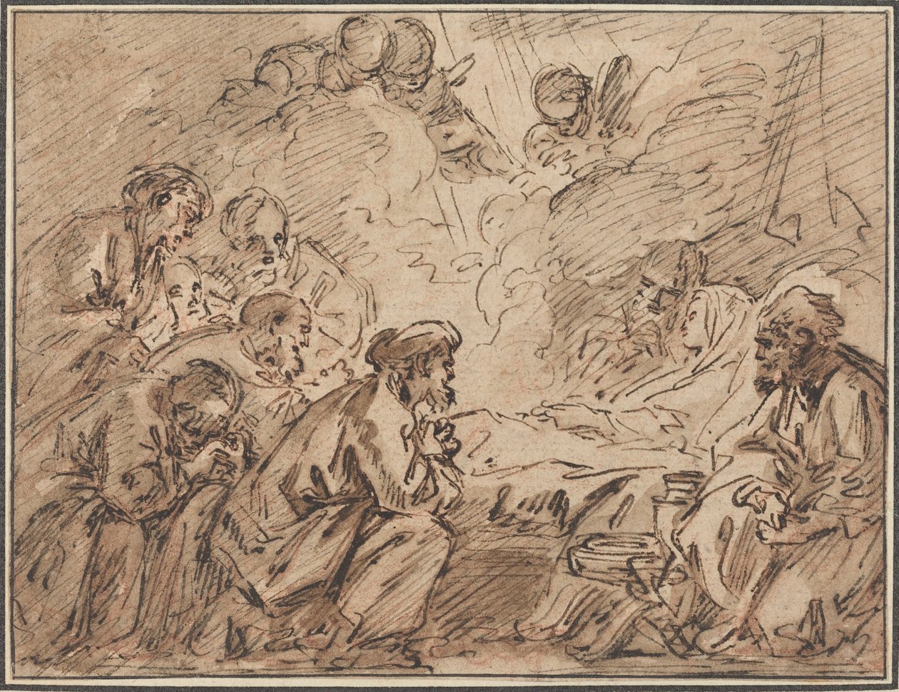 Der Tod der Jungfrau von François Boucher