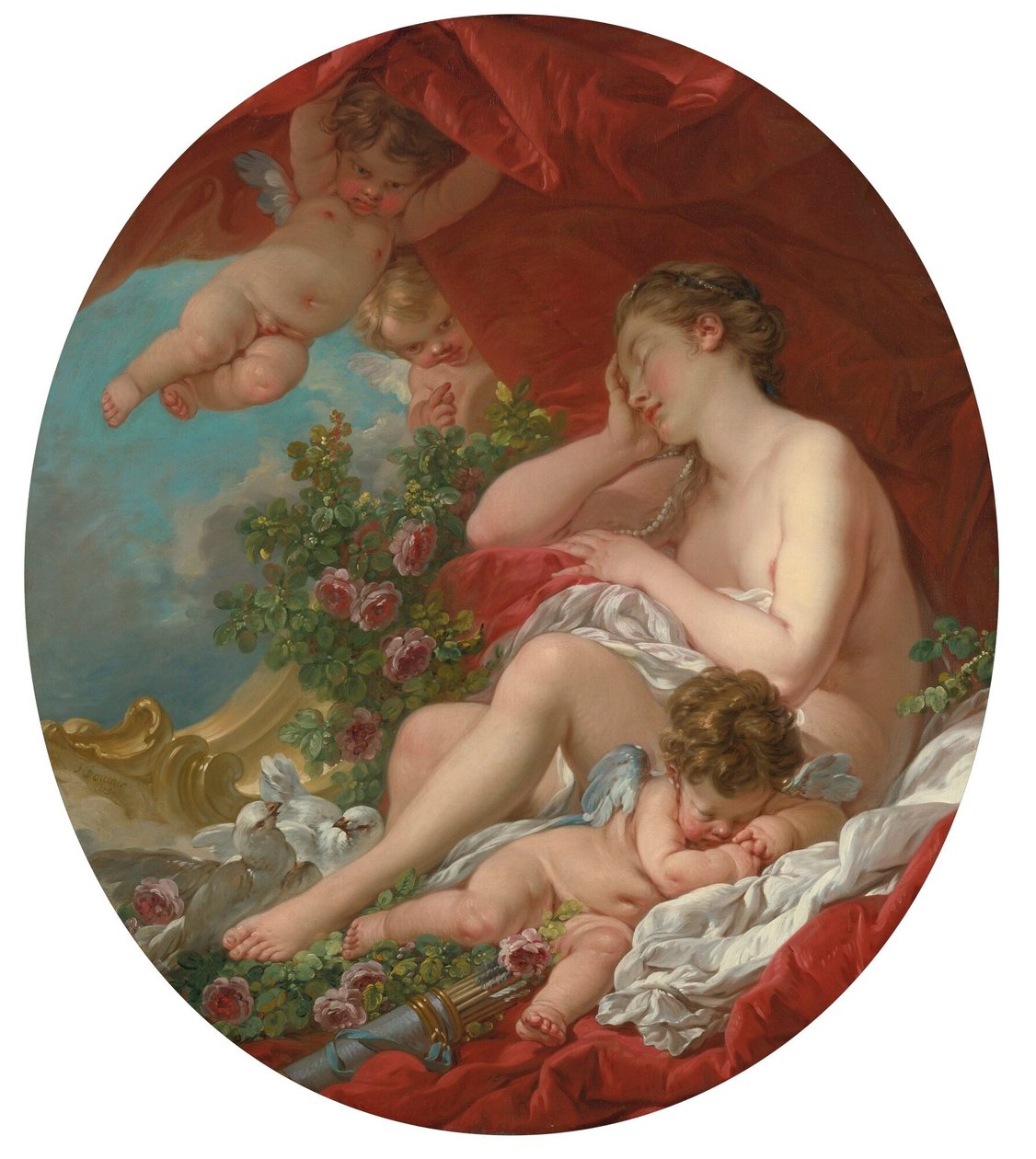 Der Schlaf der Venus von François Boucher