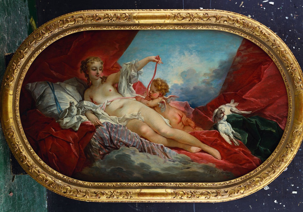 Venus und Amor von François Boucher