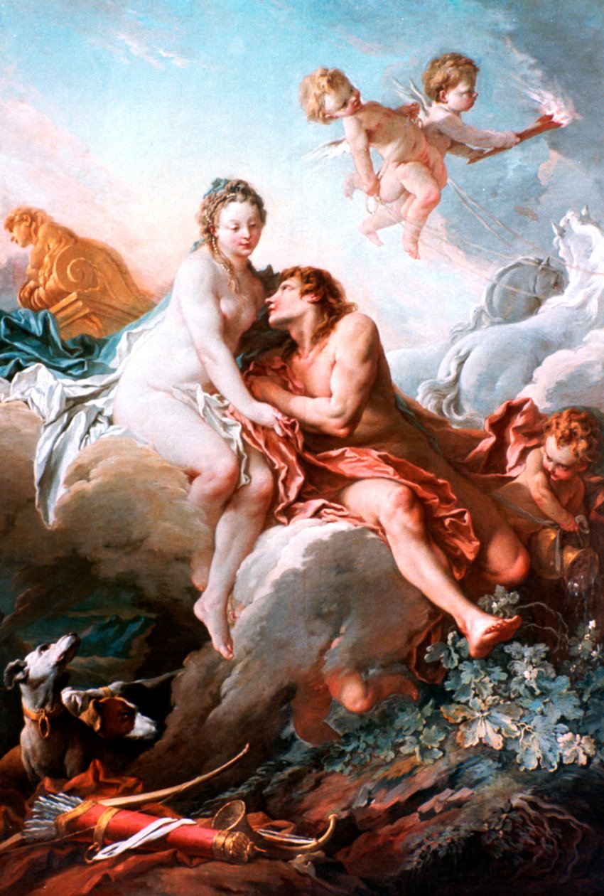 Venus und Mars, ca. 1725-1770 von François Boucher