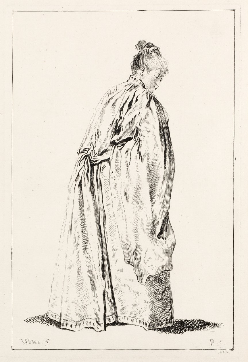 Stehende Frau von François Boucher