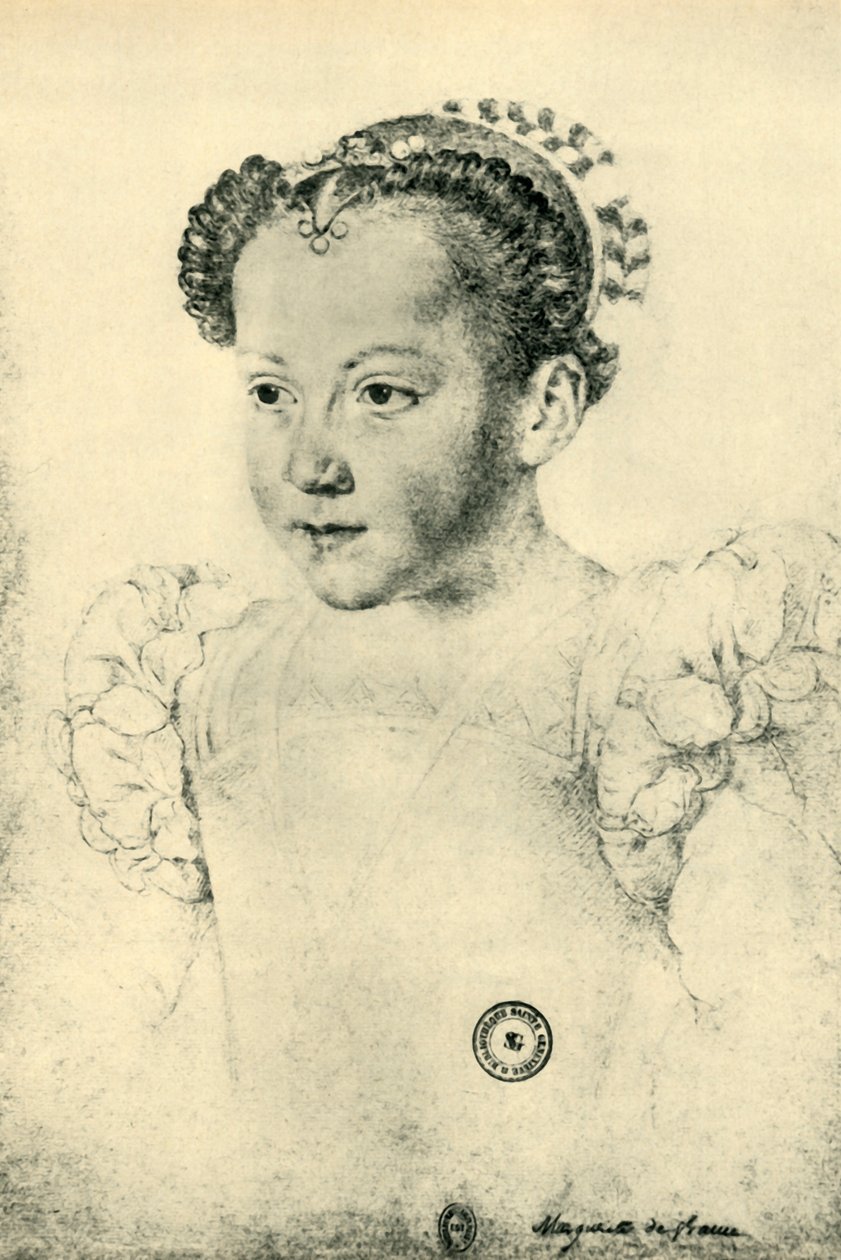 Marguerite de Valois, 1557, 1943 von François Clouet