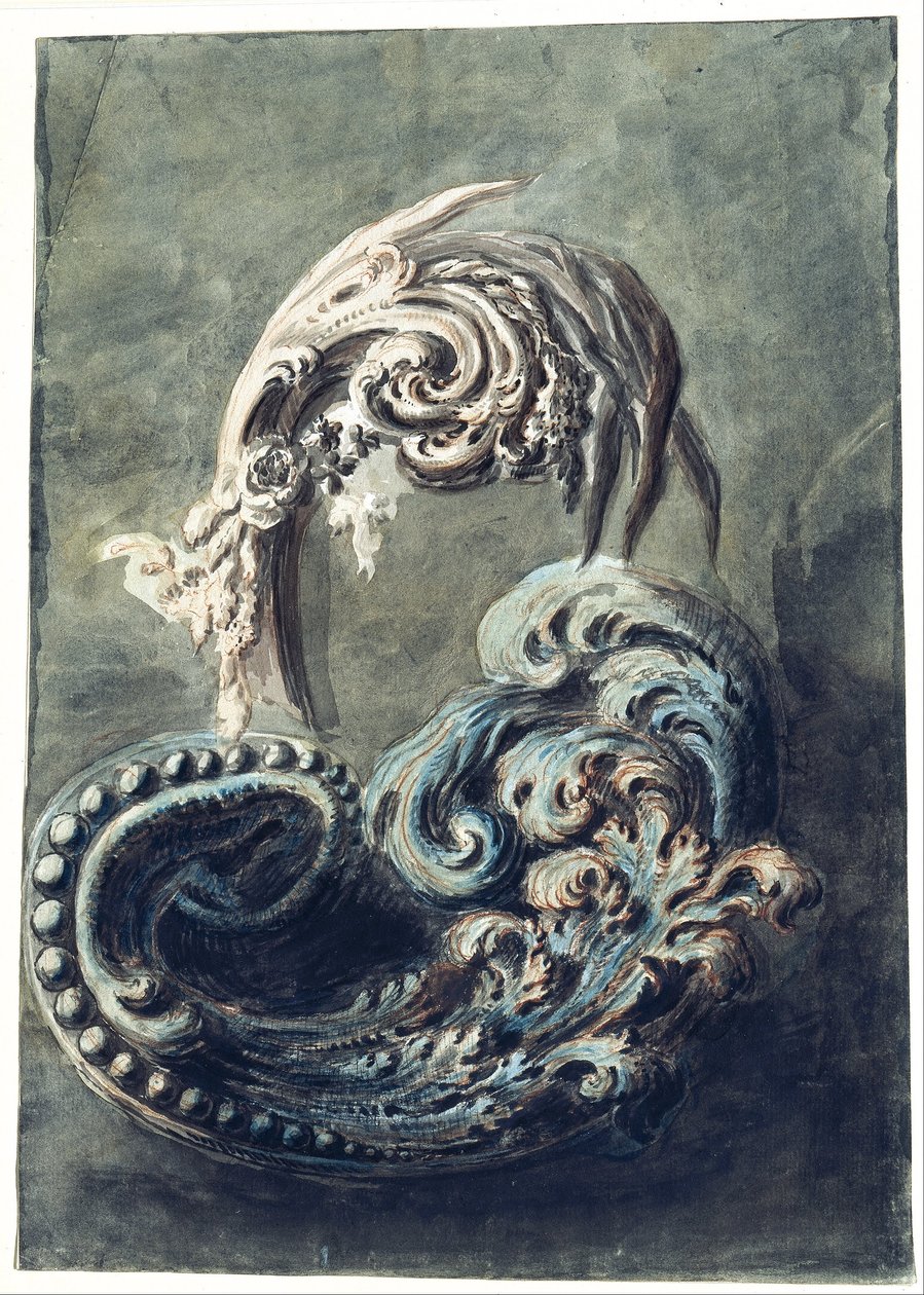 Schmuckrolle von François Cuvilliés the Younger