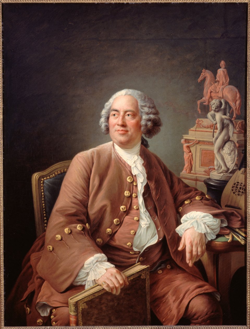 Edmé Bouchardon (1698–1762) von Francois Hubert Drouais