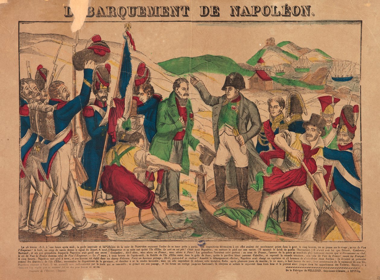 Landung von Napoleon, 1835 von François Joseph Heim
