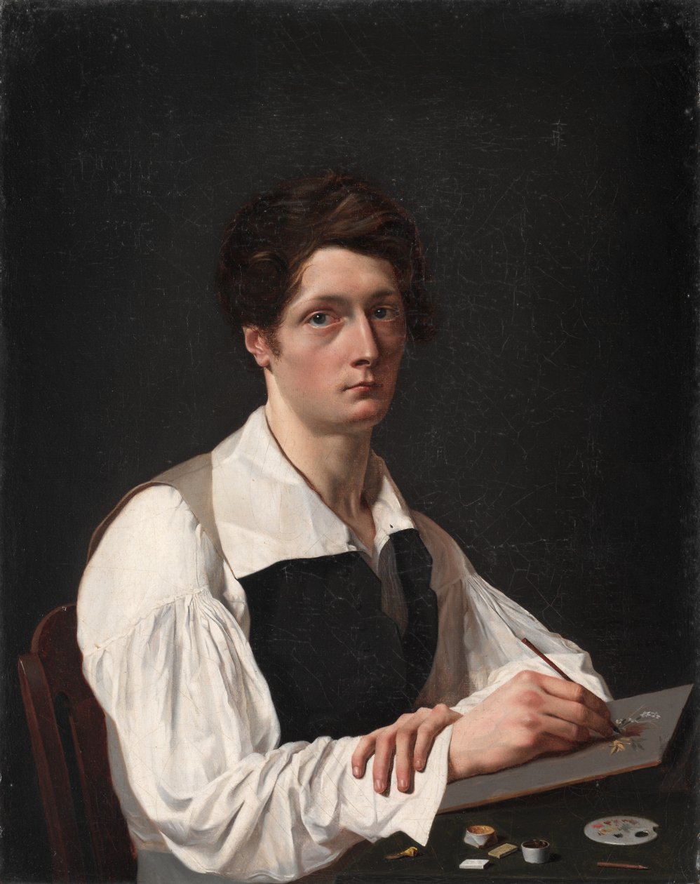 Selbstporträt, 1824 von François LePage