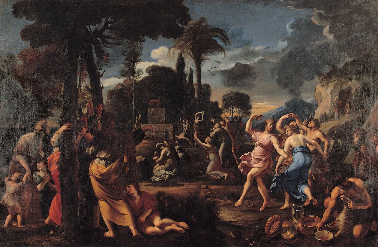 Anbetung des Goldenen Kalbes von Francois Perrier