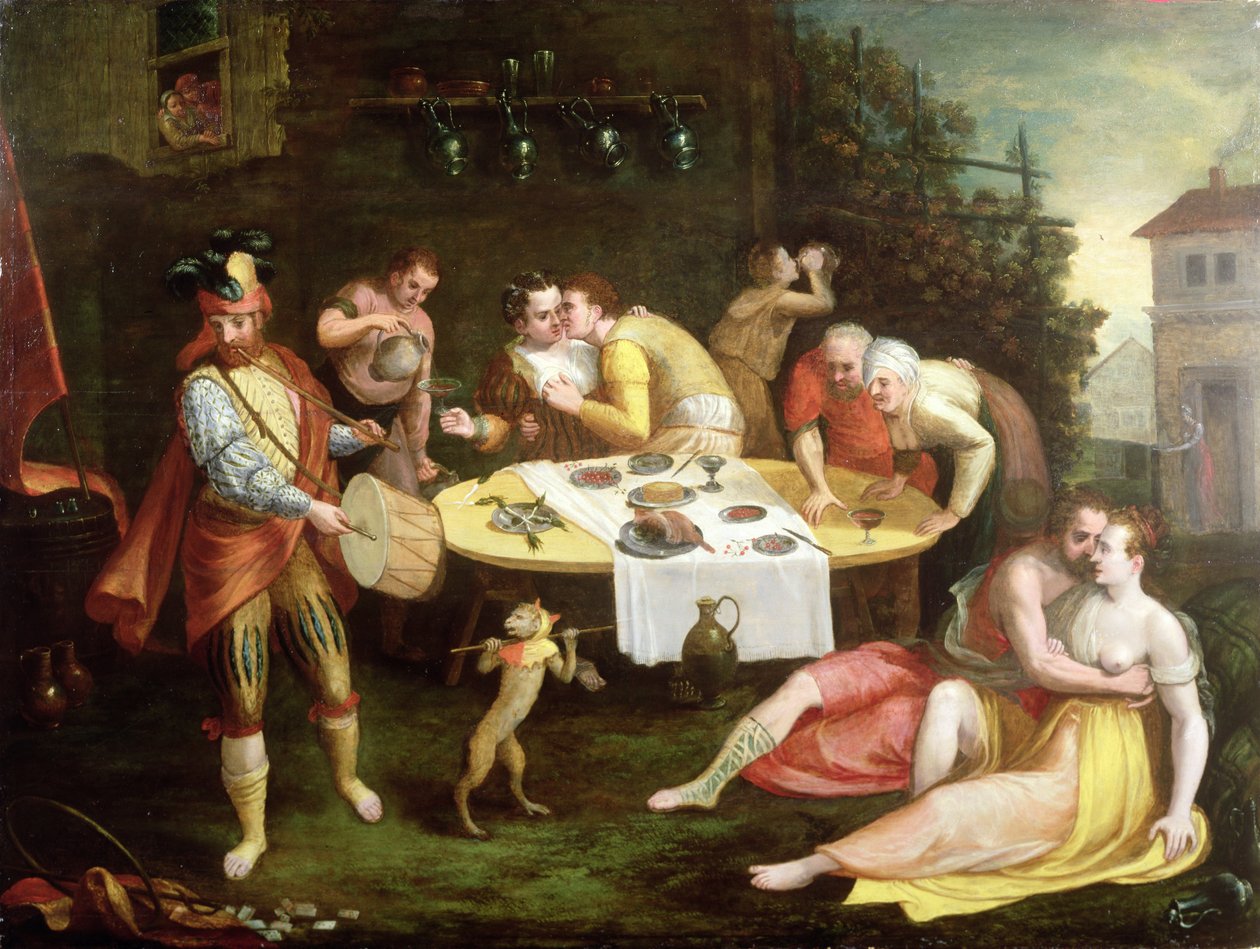 Ein Liebesbankett von Frans Floris