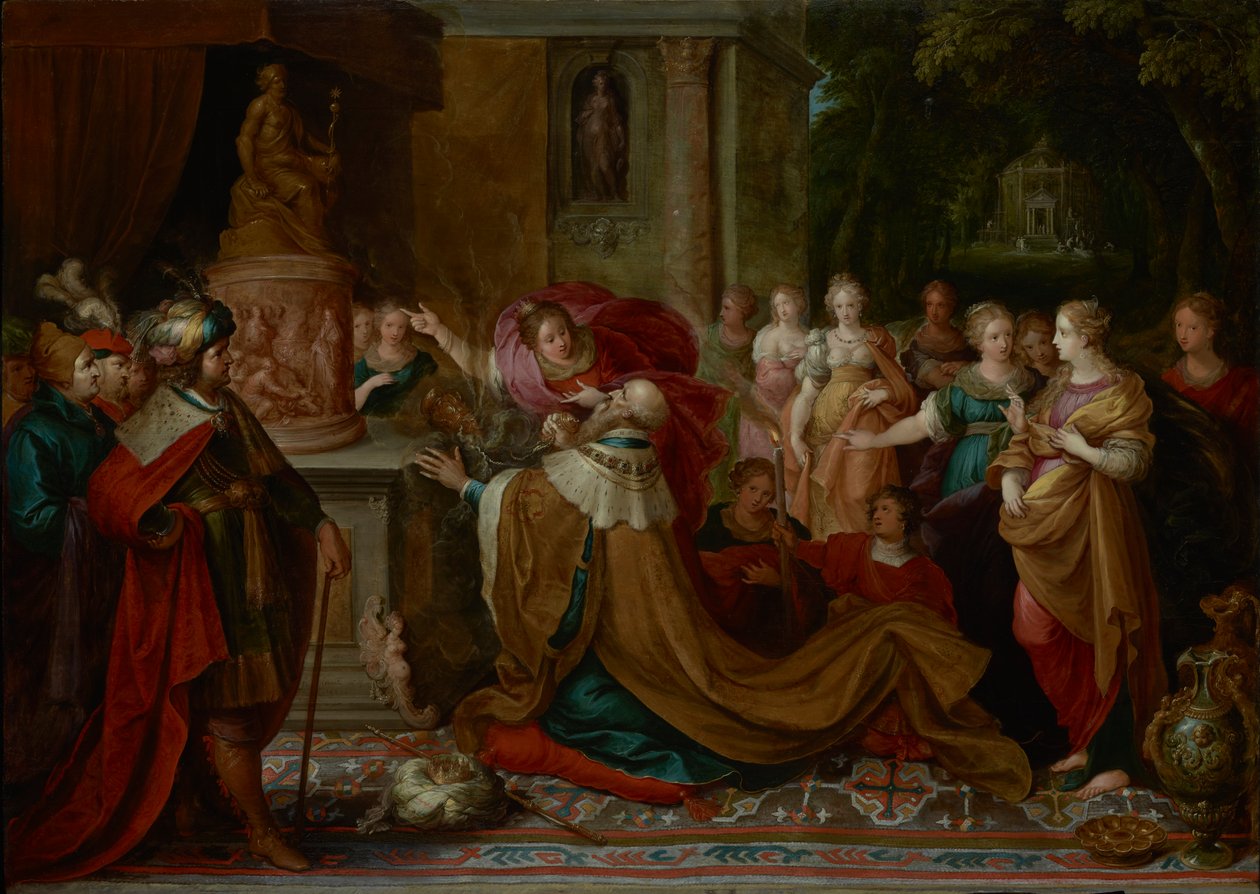 Der Götzendienst Salomos von Frans Francken the Younger  