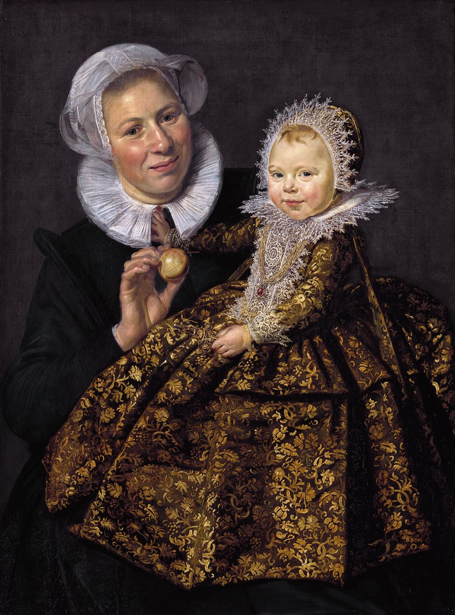 Die Amme mit dem Kind von Frans Hals