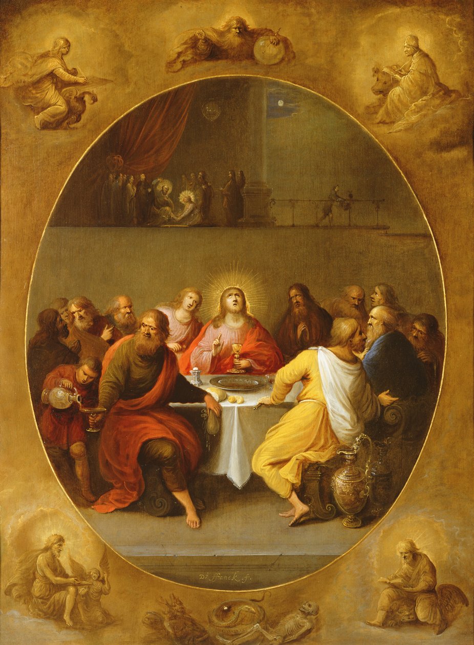 Das letzte Abendmahl von Frans II and III Francken