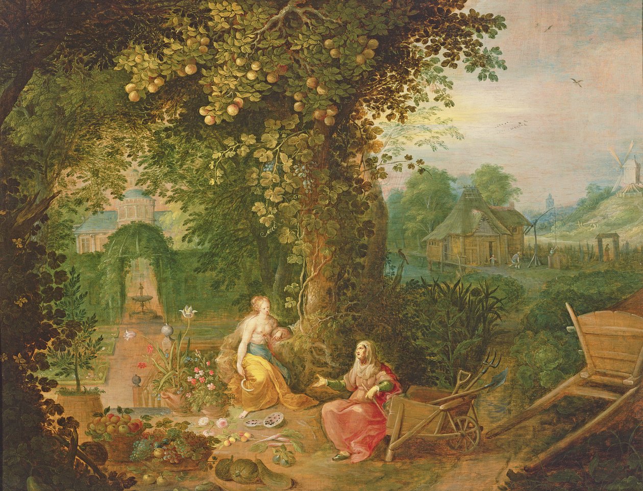Vertumnus und Pomona von Frans II Francken the Younger