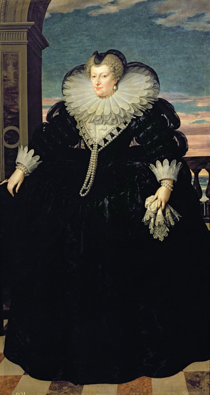 Marie de Medici (1573-1642) Königin von Frankreich, 1617 von Frans Pourbus the Younger