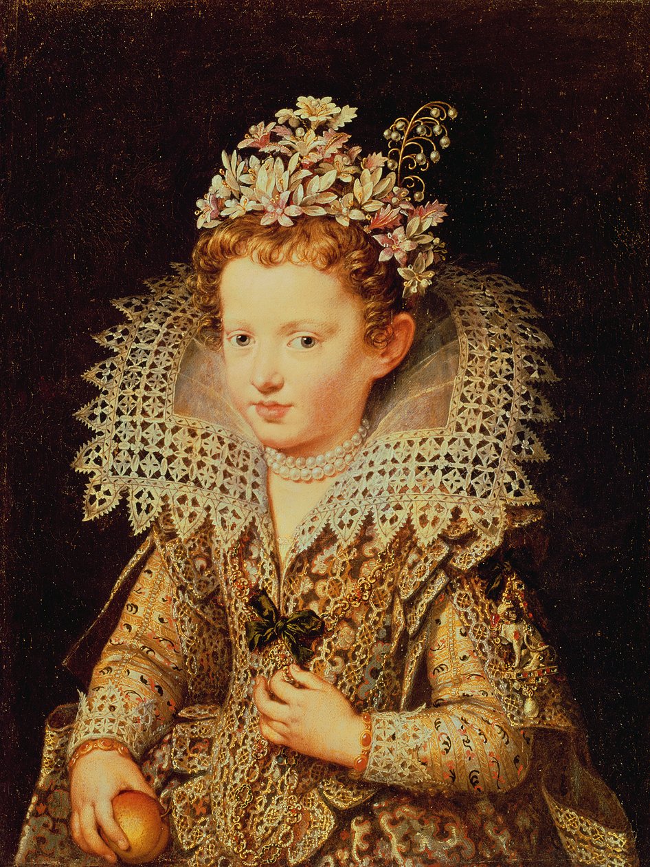 Porträt von Eleonora de Gonzaga Mantua als Kind von Frans Pourbus the Younger